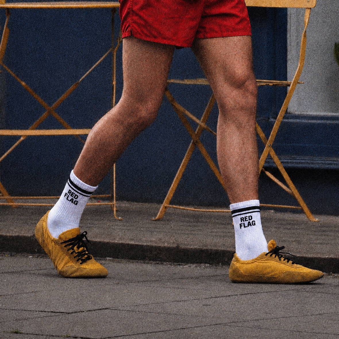 Red Flag Crew Socks