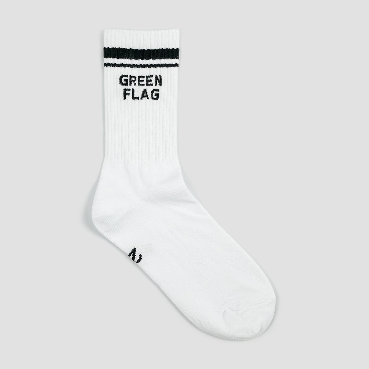Green Flag Crew Socks